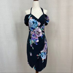 Bebe Off Shoulder Floral Dress